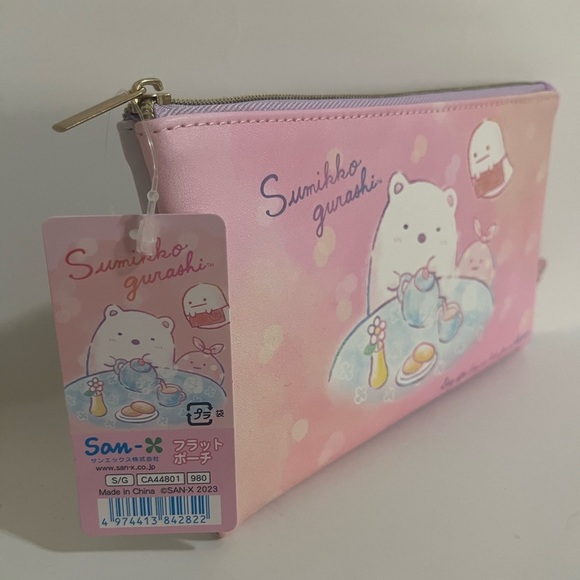 Sumikko Gurashi Shirokuma Random Moments Flat Pouch - Picture 2 of 8